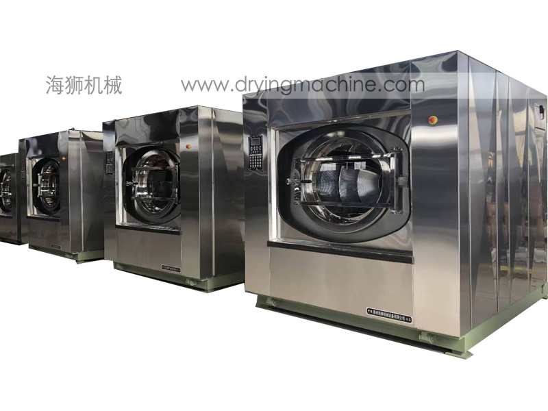 傾斜式出料全自動工業洗衣機細節查看